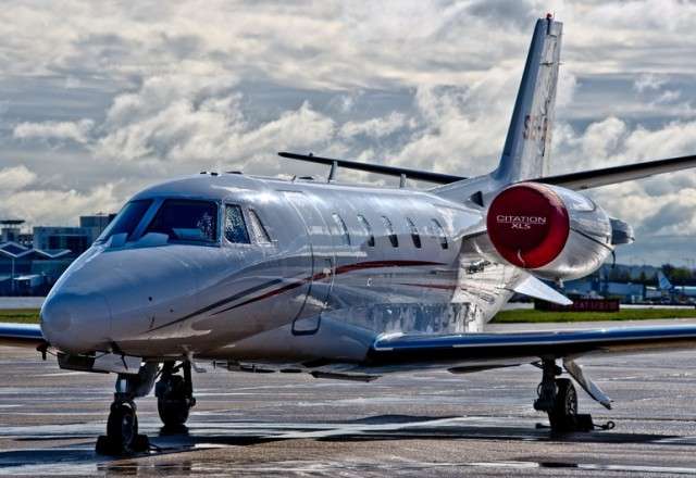 Cessna Citation XLS on the tarmac