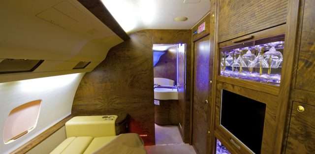 jet charters with the most cabin space