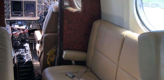 King Air 100 Cabin