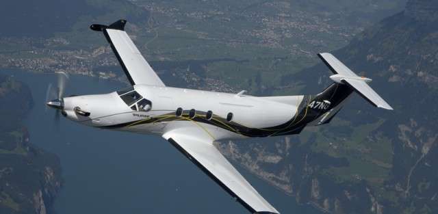 Pilatus PC12 in Air | Stratos Jets