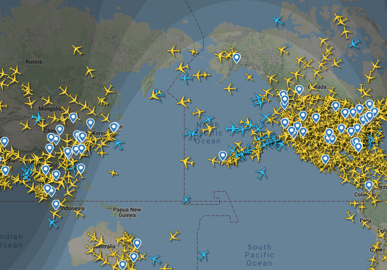 Flightradar24.com screenshot